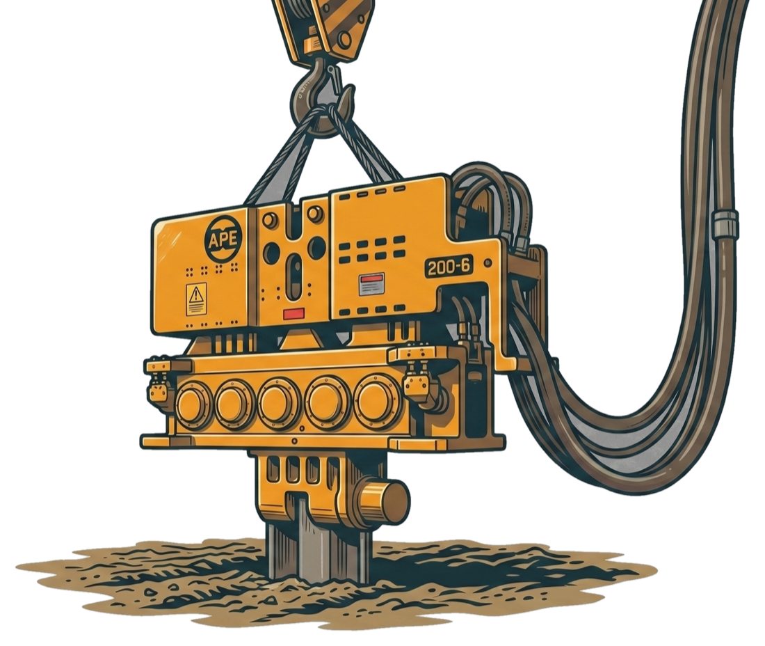 APE 200-6 — Vibratory driver / extractor