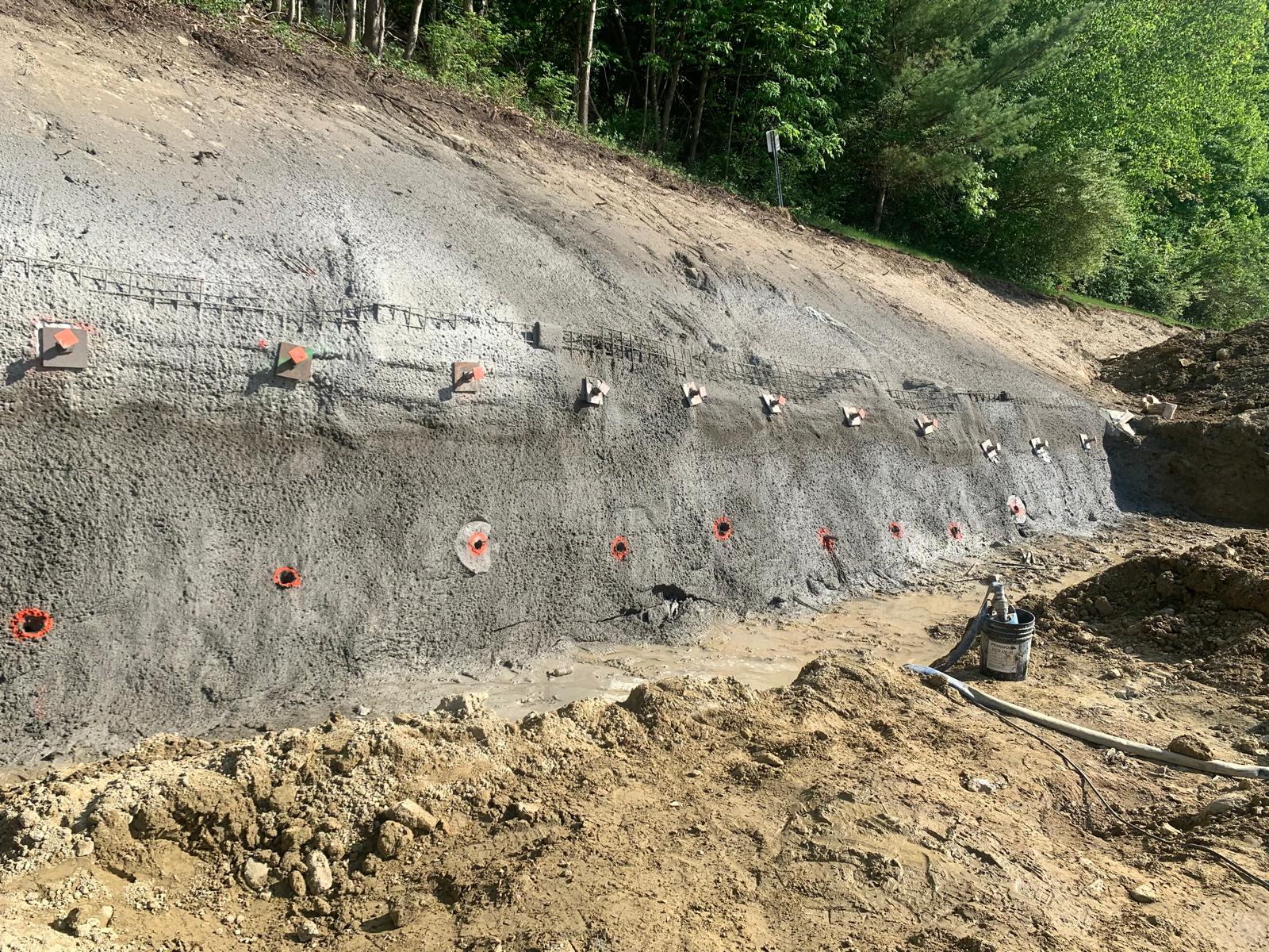 The Earth Support & Pile Driving crew on site in Greater Boston.
